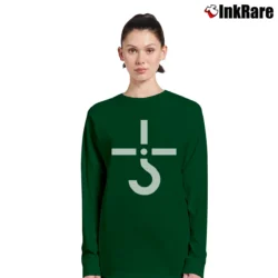 Women’s Blue Oyster Cult Logo Long-Sleeve Top in forest green | Sleek, Versatile, All-Season