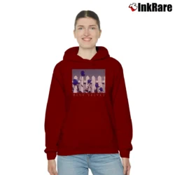 Women’s Blue Velvet Cozy Hoodie in maroon | Warm, Structured, Stylish