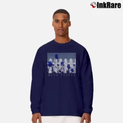 Men’s Blue Velvet Long-Sleeve Shirt in navy | Sleek, Lightweight, Year-Round Wear