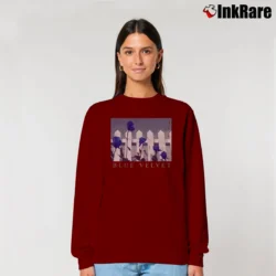 Women’s Blue Velvet Relaxed Sweatshirt in maroon | Soft, Laid-Back Vibe