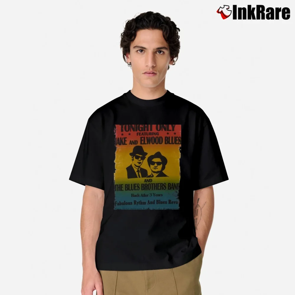 Men’s Blues Brothers Poster Classic T-Shirt in black | Soft, Breathable Everyday Wear