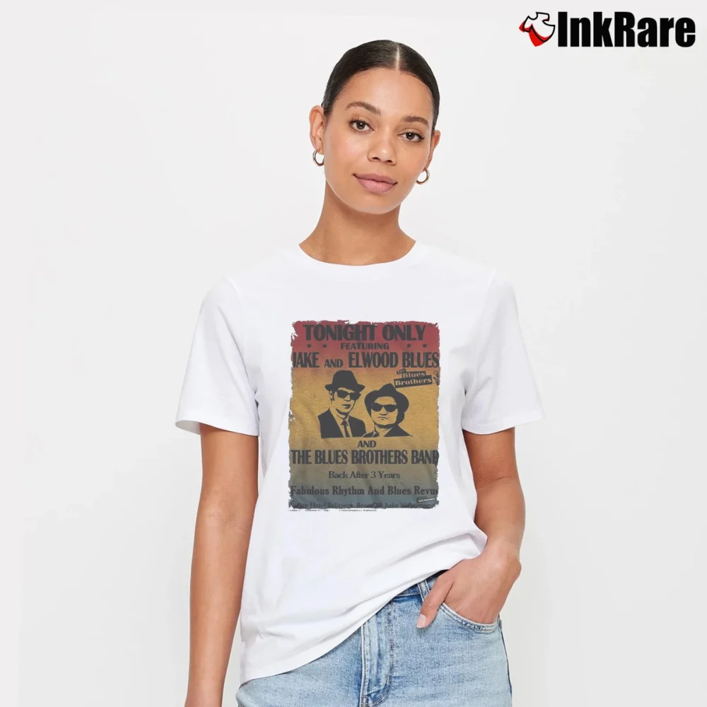 Women’s Blues Brothers Signature T-Shirt in white | Soft, Flattering Fit