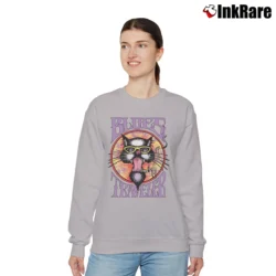 Women’s Blues Traveler Cat Logo Relaxed Sweatshirt in sport grey | Soft, Laid-Back Vibe