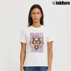 Women’s Blues Traveler Cat Logo Signature T-Shirt in white | Soft, Flattering Fit
