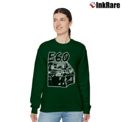 Women’s BMW E60 M5 Batmobile Car Lovers Classic Relaxed Sweatshirt in forest green | Soft, Laid-Back Vibe