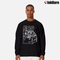 Men’s BMW E60 M5 Batmobile Car Lovers Graphic Long-Sleeve Shirt in black | Sleek, Lightweight, Year-Round Wear