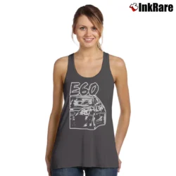 Women’s BMW E60 M5 Batmobile Car Lovers Graphic Tank Top in charcoal | Lightweight, Movement-Friendly