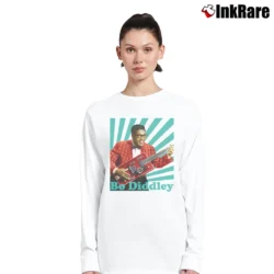 Women’s Bo Diddley Long-Sleeve Top in white | Sleek, Versatile, All-Season