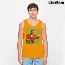 Men’s Bo Diddley Tank Top in orange | Breathable, Active-Friendly Design