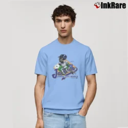 Men’s Bo Jackson 80s Kansas City Royals MLB Baseball Caricature Classic Classic T-Shirt in light blue | Soft, Breathable Everyday Wear