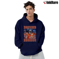 Men’s Bo Nix Denver Broncos Pullover Hoodie in navy | Cozy, Durable, Modern Fit
