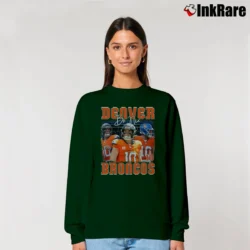 Women’s Bo Nix Denver Broncos Relaxed Sweatshirt in forest green | Soft, Laid-Back Vibe