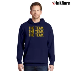 Men’s Bo Schembechler Michigan Pullover Hoodie in navy | Cozy, Durable, Modern Fit