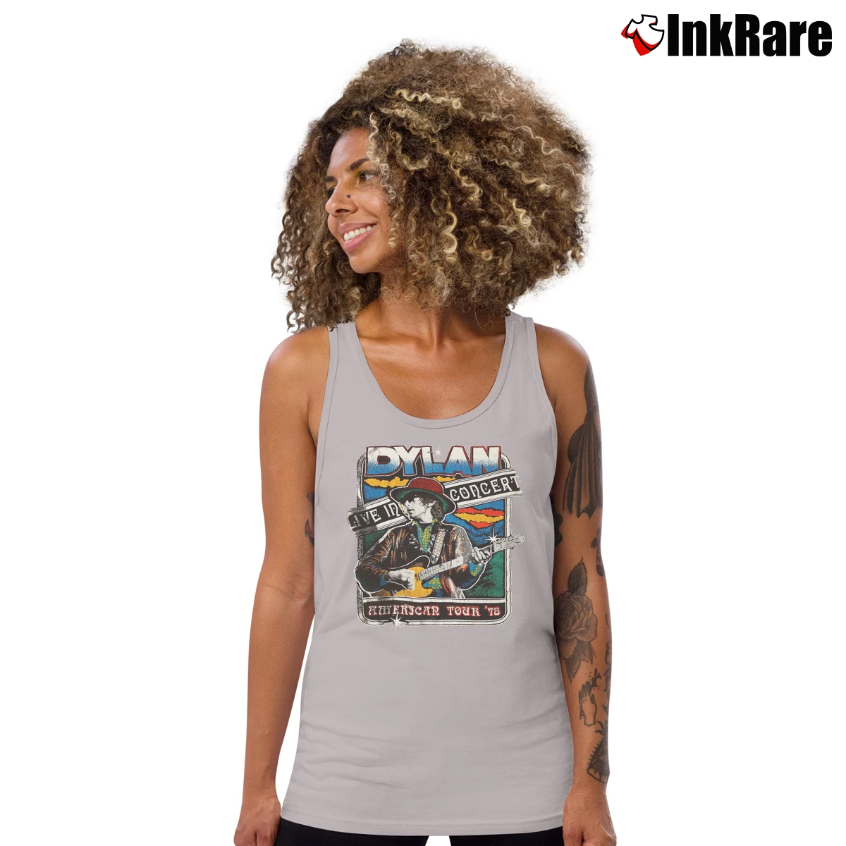 Bob Dylan 1978 Concert Women’s Essential Tank in sport grey – Summer Ready Women’s Bob Dylan 1978 Concert Tank Top in sport grey | Lightweight, Movement-Friendly
