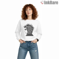 Bob Dylan Angelina Lyric Silhouette Shirt on graphic shirt for women graphic tee