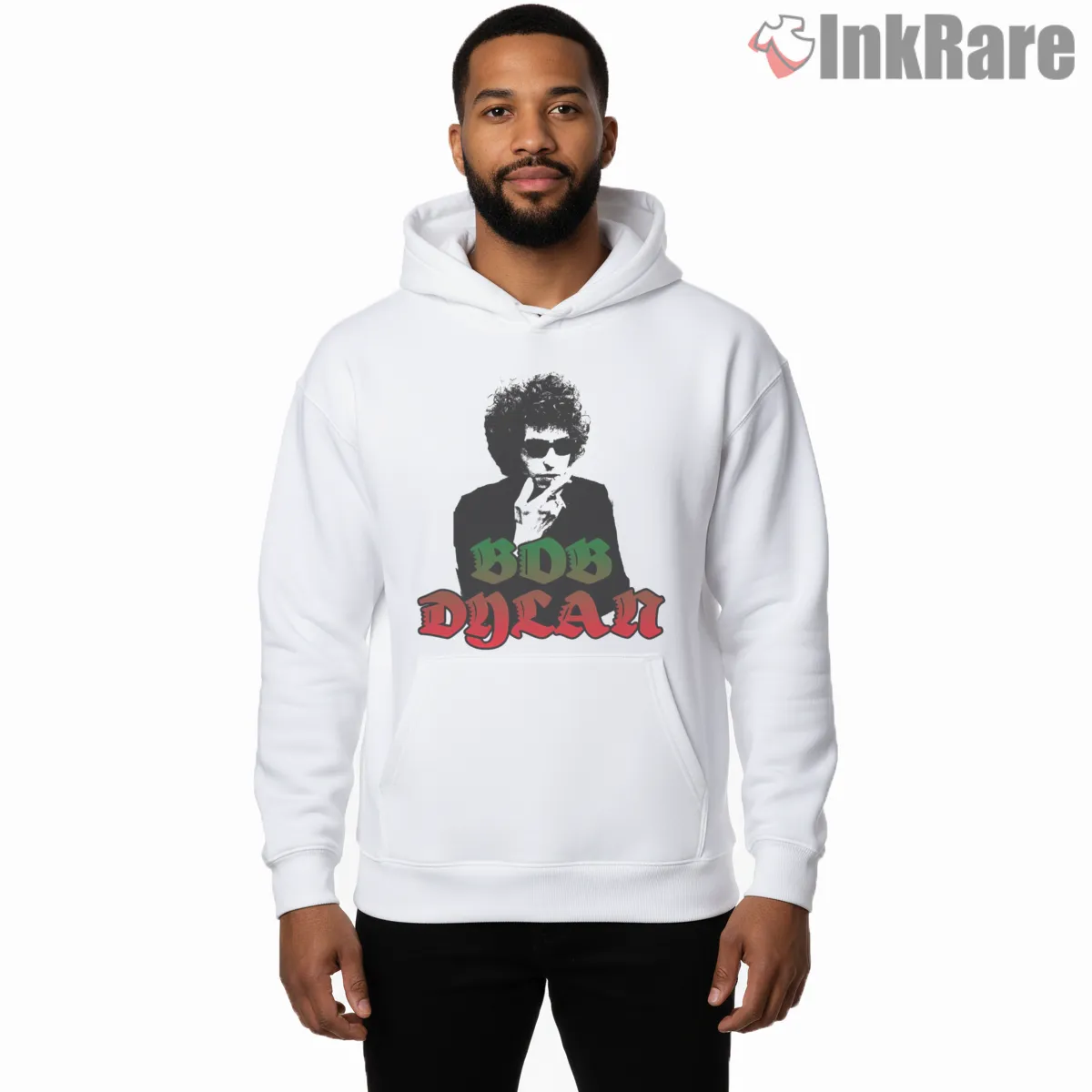 Bob Dylan Blowin In The Wind Silhouette Hoodie White Bob Dylan Blowin In The Wind Silhouette Shirt on white hoodie for men graphic tee