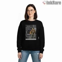 Bob Dylan Eighties Quote Acoustic Portrait Shirt on graphic shirt for women graphic tee