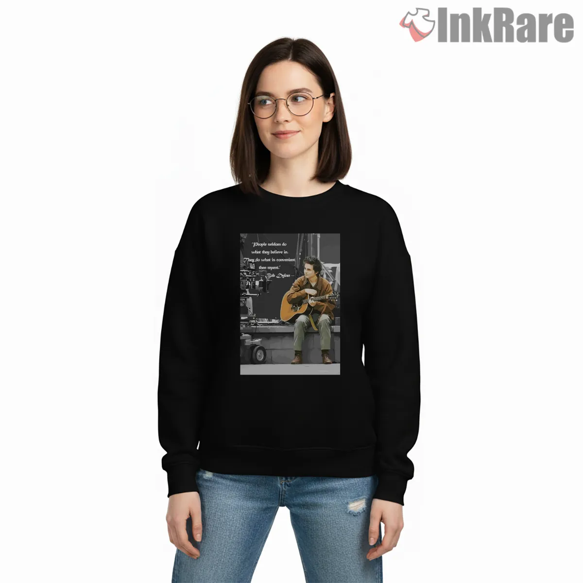 Bob Dylan Eighties Quote Acoustic Portrait Shirt Bob Dylan Eighties Quote Acoustic Portrait Shirt on graphic shirt for women graphic tee