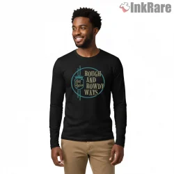 Bob Dylan My Own Version Artistic Portrait Shirt on black long sleeve shirt for men graphic tee