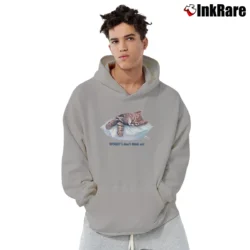 Men’s Bob Harrison 90s Cat I Don’t Think So Pullover Hoodie in sport grey | Cozy, Durable, Modern Fit