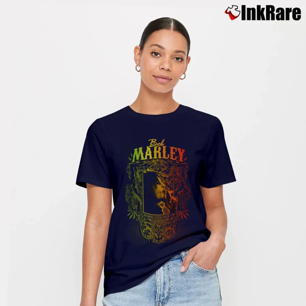 Women’s Bob Marley Kaya Now Signature T-Shirt in navy | Soft, Flattering Fit