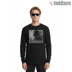 Bob Marley Love The Life You Live Art Shirt on black long sleeve shirt for men graphic tee