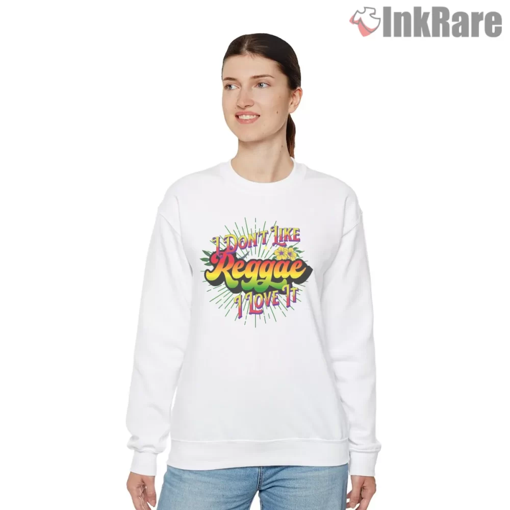 Bob Marley Reggae I Love It Color Typography Shirt on graphic shirt for women graphic tee