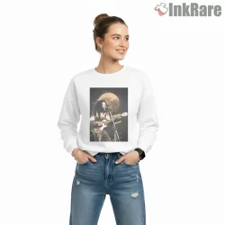 Bob Marley Retro Stage Guitar Performance Shirt on graphic shirt for women graphic tee
