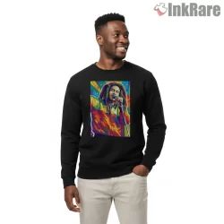 Bob Marley Vibrant Reggae Pop Art Shirt on graphic shirt for men graphic tee