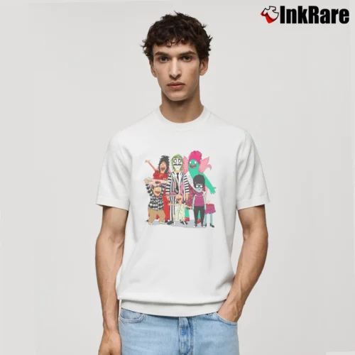 Bob’s Burgers Beetlejuice Men’s Classic Tee in white – Premium Comfort Men’s Bob's Burgers Beetlejuice Classic T-Shirt in white | Soft, Breathable Everyday Wear