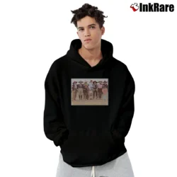Men’s Bob Wade's Cowgirl Lineup Western Pullover Hoodie in black | Cozy, Durable, Modern Fit