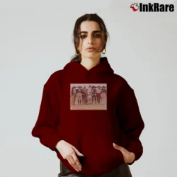 Women’s Bob Wade's Cowgirl Lineup Western Cozy Hoodie in maroon | Warm, Structured, Stylish