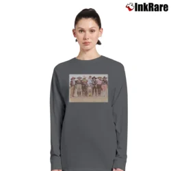 Women’s Bob Wade's Cowgirl Lineup Western Long-Sleeve Top in charcoal | Sleek, Versatile, All-Season