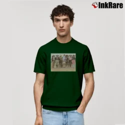 Men’s Bob Wade's Cowgirl Lineup Western Classic T-Shirt in forest green | Soft, Breathable Everyday Wear