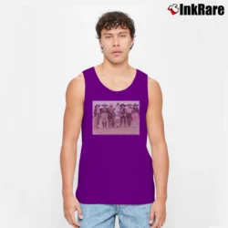Men’s Bob Wade's Cowgirl Lineup Western Tank Top in purple | Breathable, Active-Friendly Design
