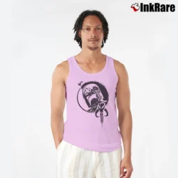 Men’s Boba Fett Bounty Hunter Mandalorian Star Wars Tank Top in light pink | Breathable, Active-Friendly Design