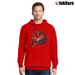 Men’s Boba Fett Golden State Warriors Star Wars Pullover Hoodie in red | Cozy, Durable, Modern Fit