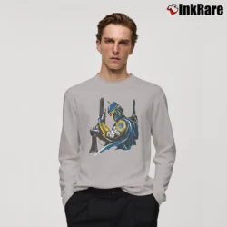 Men’s Boba Fett Golden State Warriors Star Wars Long-Sleeve Shirt in sport grey | Sleek, Lightweight, Year-Round Wear
