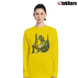Women’s Boba Fett Golden State Warriors Star Wars Long-Sleeve Top in yellow | Sleek, Versatile, All-Season