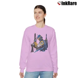 Women’s Boba Fett Golden State Warriors Star Wars Relaxed Sweatshirt in light pink | Soft, Laid-Back Vibe