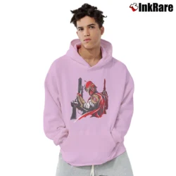Men’s Boba Fett San Francisco 49ers Star Wars Football Pullover Hoodie in light pink | Cozy, Durable, Modern Fit