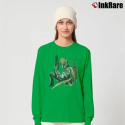 Women’s Boba Fett Star Wars New Orleans Saints Football Long-Sleeve Top in irish green | Sleek, Versatile, All-Season
