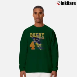 Men’s Bobby Orr Boston Bruins Long-Sleeve Shirt in forest green | Sleek, Lightweight, Year-Round Wear
