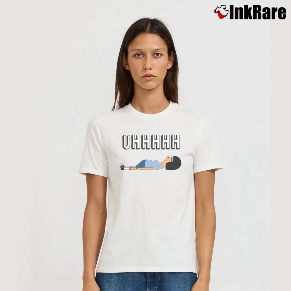 Women’s Bobs Burgers Uhhh Tina Signature T-Shirt in white | Soft, Flattering Fit