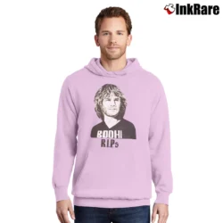 Men’s Bodhi R.i.p Tribute Graphic Pullover Hoodie in light pink | Cozy, Durable, Modern Fit