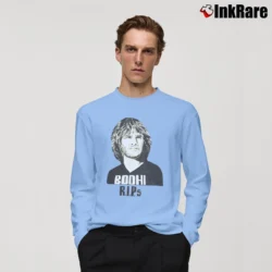 Men’s Bodhi R.i.p Tribute Graphic Long-Sleeve Shirt in light blue | Sleek, Lightweight, Year-Round Wear