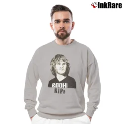 Men’s Bodhi R.i.p Tribute Graphic Crewneck Sweatshirt in sport grey | Cozy Fabric, Clean Style