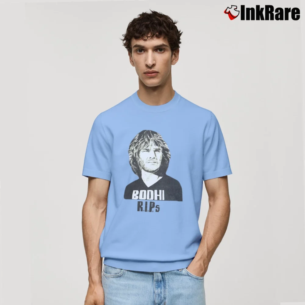 Men’s Bodhi R.i.p Tribute Graphic Classic T-Shirt in light blue | Soft, Breathable Everyday Wear