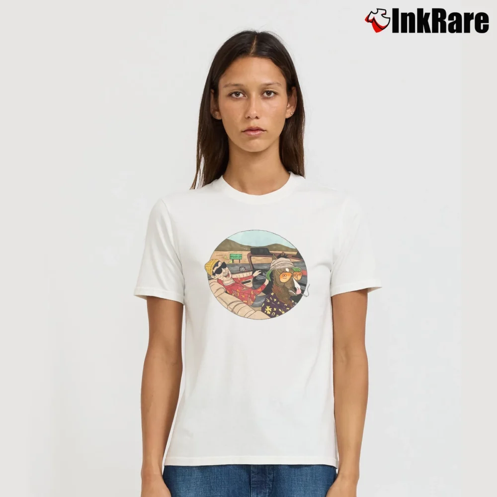 Women’s Bojack Horseman Fear And Loathing In Las Vegas T-Shirt in white | Soft, Flattering Fit