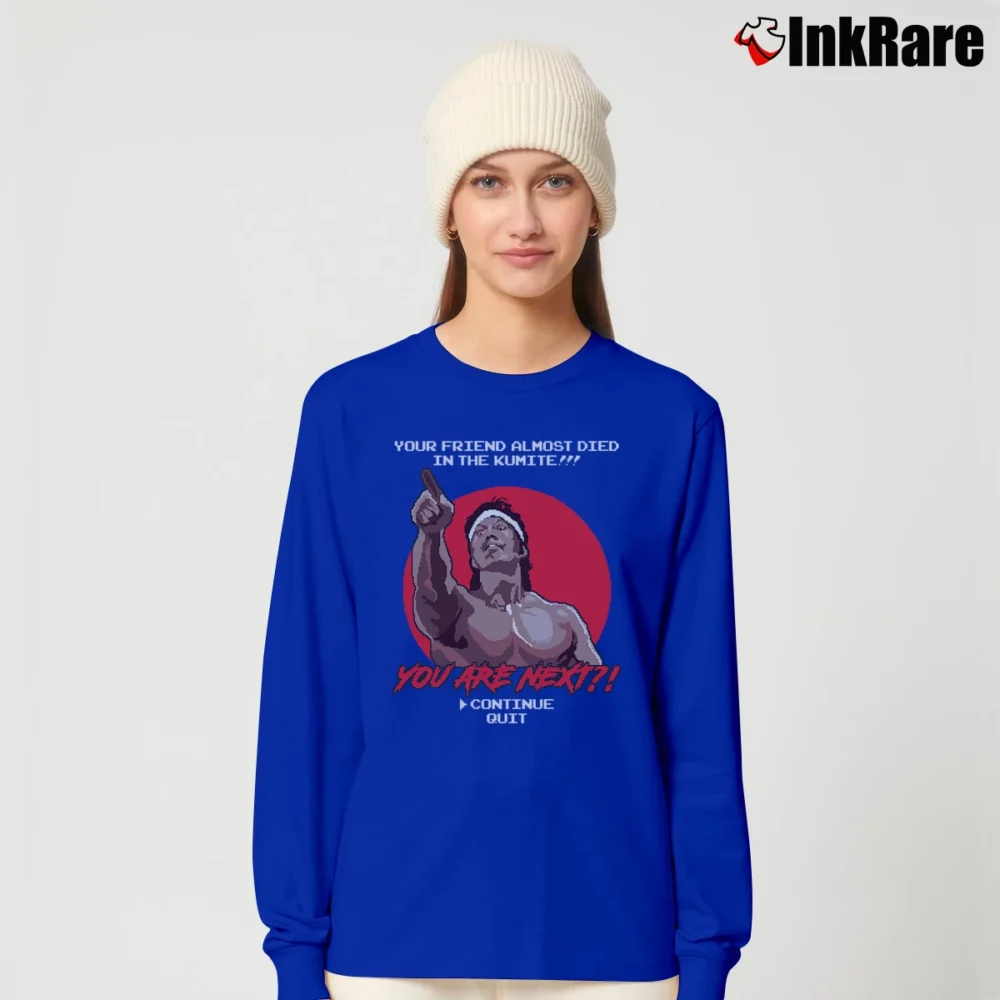 Women’s Bolo Yeung You Are Next Long-Sleeve Top in royal blue | Sleek, Versatile, All-Season